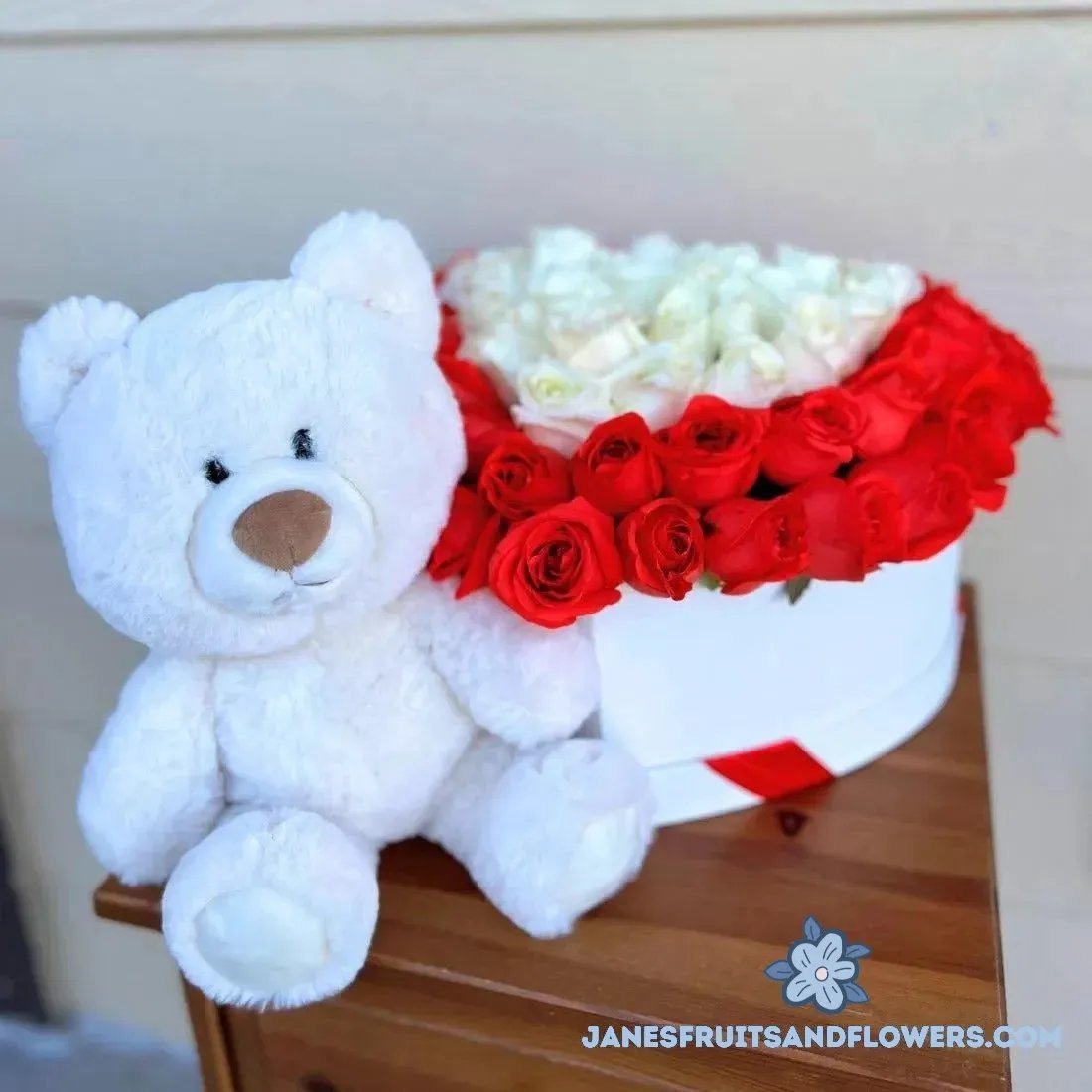 3D Heart Amour Bouquet - Jane's Fruits And Flowers