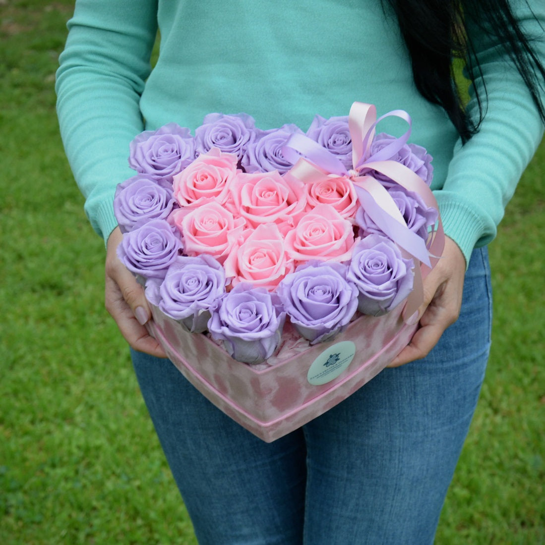 Provence Lavender Bouquet (preserved roses)