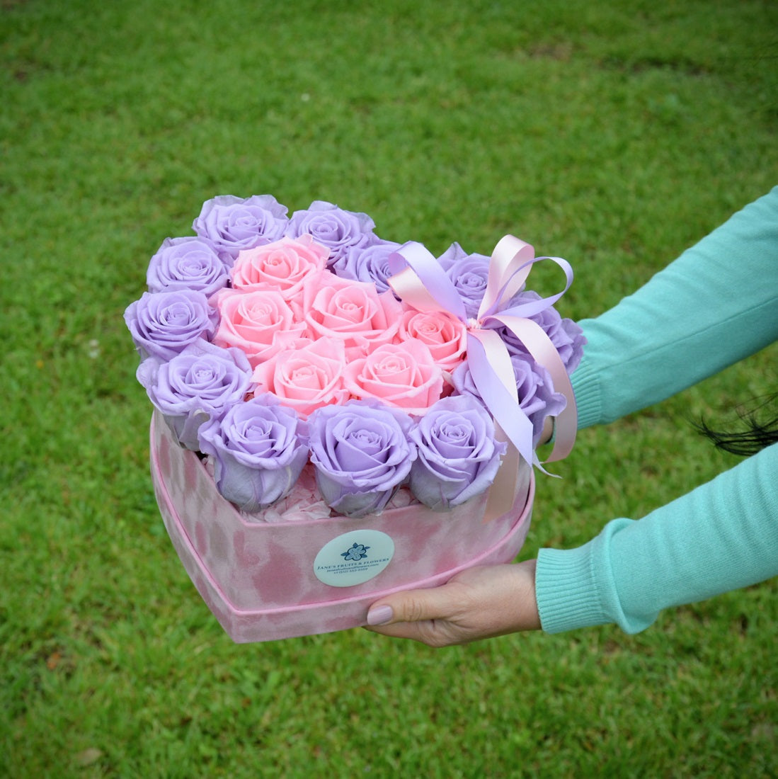 Provence Lavender Bouquet (preserved roses)