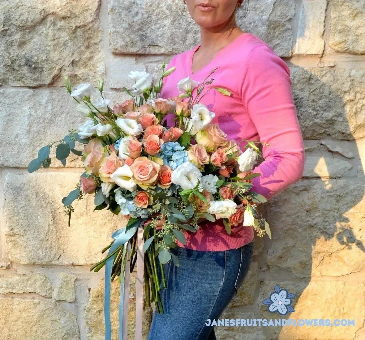 Beautiful Delicate Bouquet - Jane's Fruits And Flowers