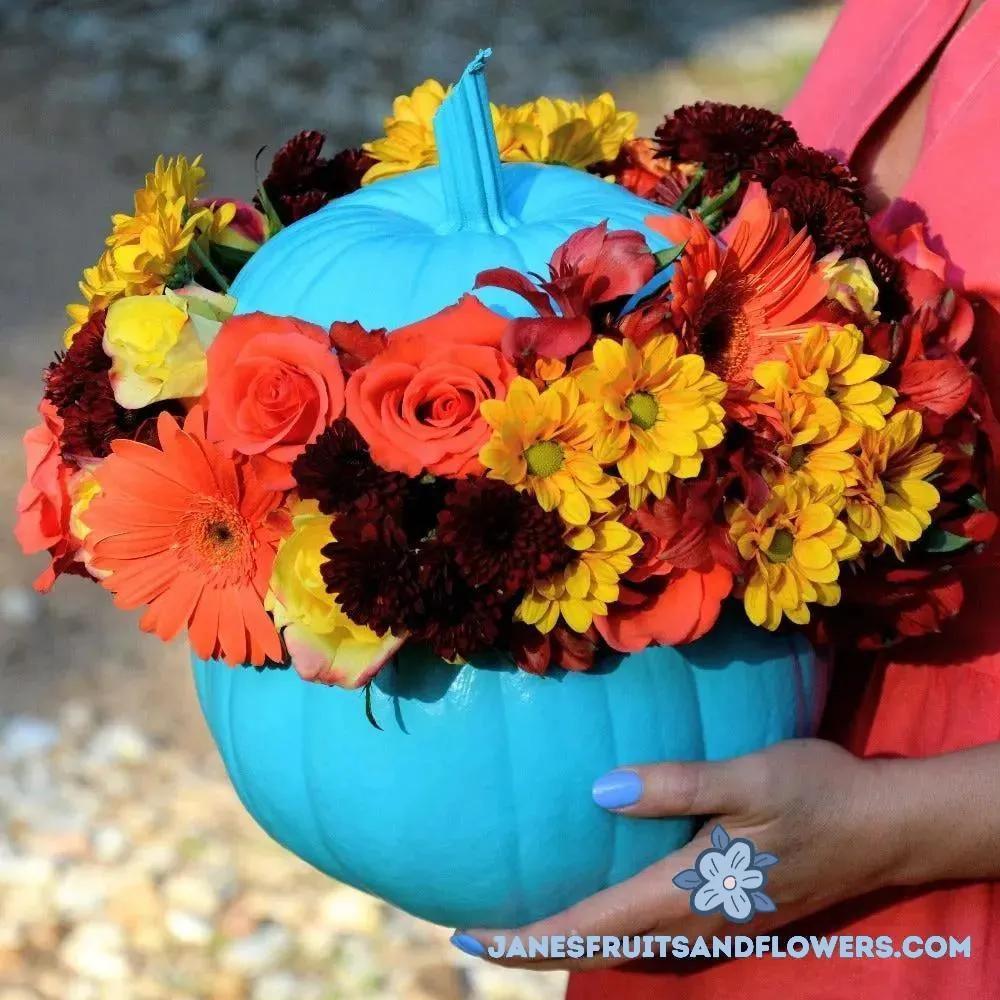 Colorful Halloween Air Pumpkin - Jane's Fruits And Flowers