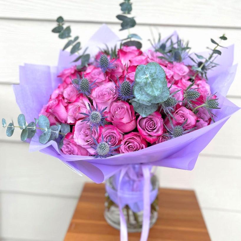 Lady Lavender Bouquet - Janes Fruits and Flowers