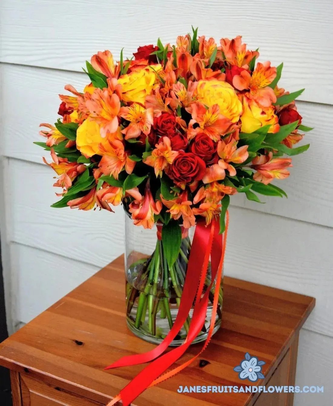 Paradise Sunset Bouquet - Jane's Fruits And Flowers