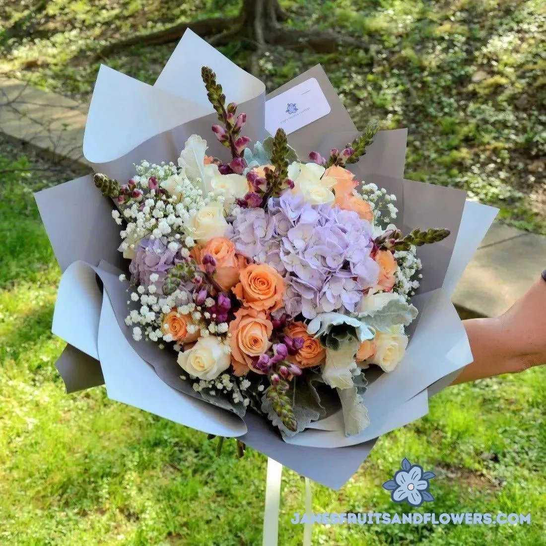 Tender Moments Bouquet - Jane's Fruits And Flowers