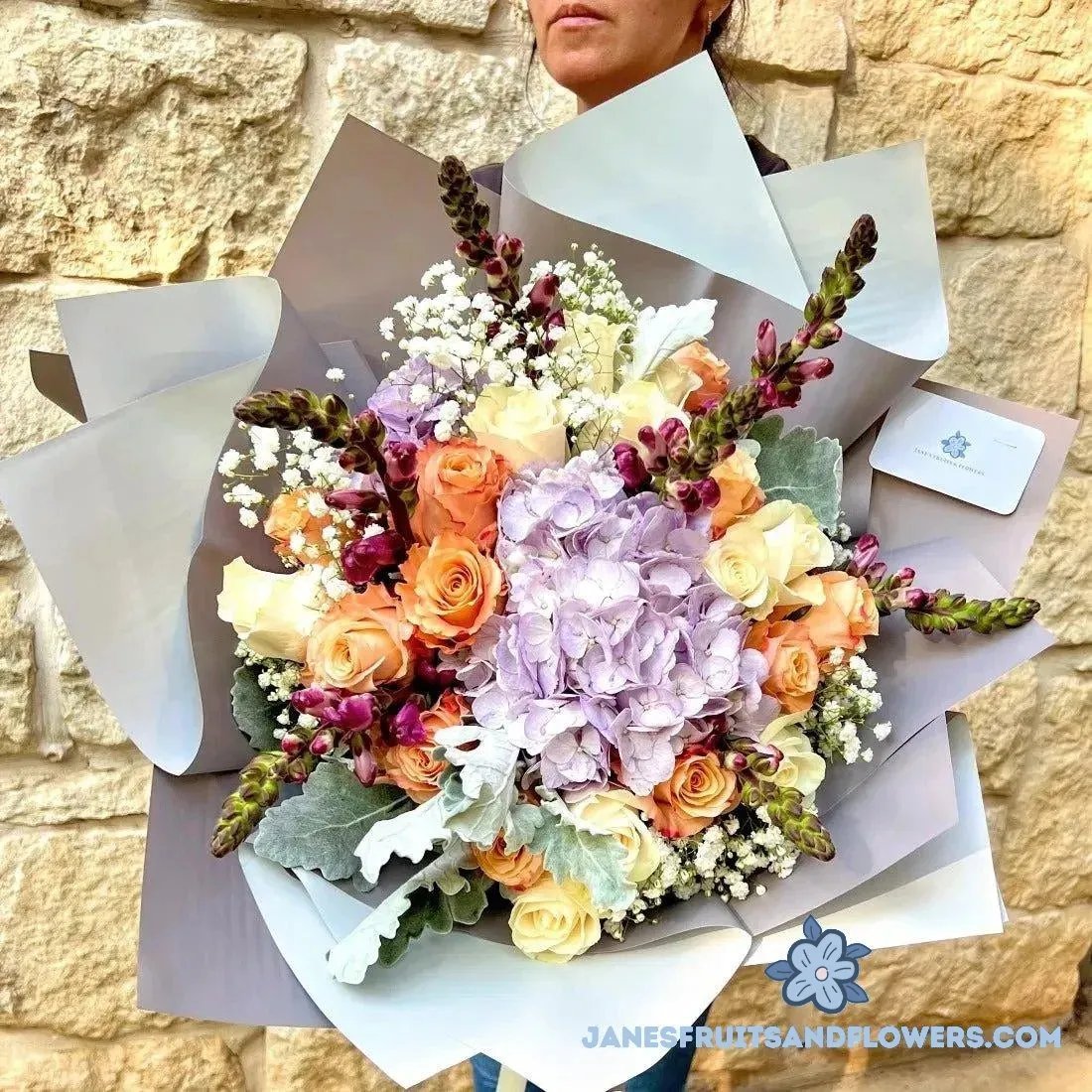 Tender Moments Bouquet - Jane's Fruits And Flowers
