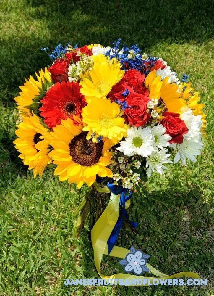 Vyshyvanka Bouquet - Jane's Fruits And Flowers
