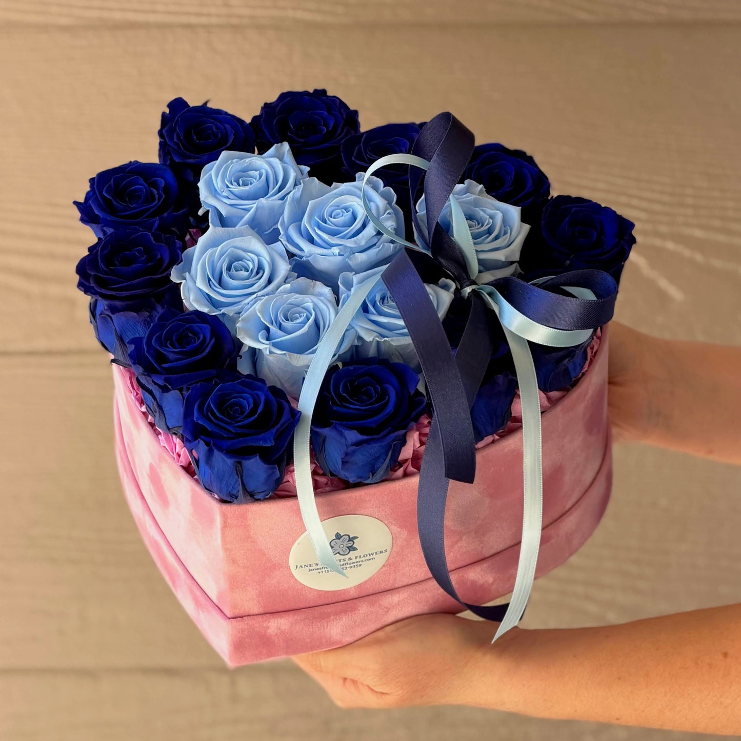 Blue Moon Bouquet (preserved roses)