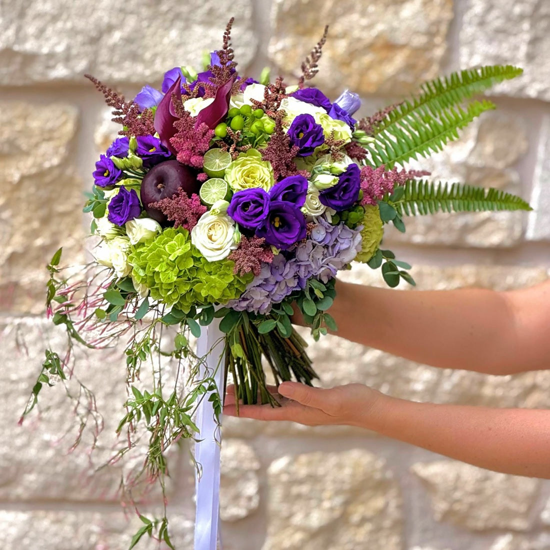 Velvet Orchard Bridal Bouquet