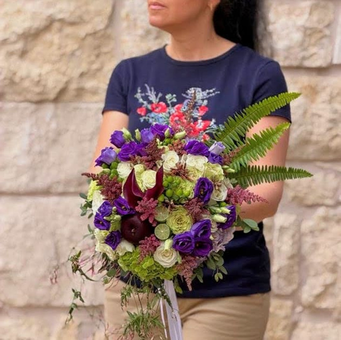 Velvet Orchard Bridal Bouquet