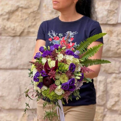 Velvet Orchard Bridal Bouquet