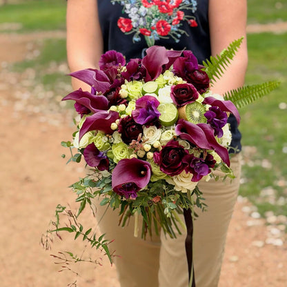 Velvet Calla Couture Bridal Bouquet