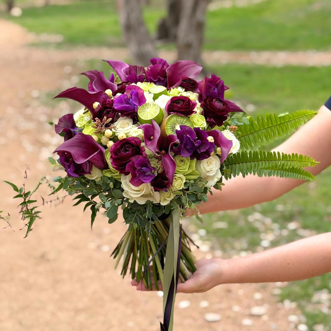 Velvet Calla Couture Bridal Bouquet