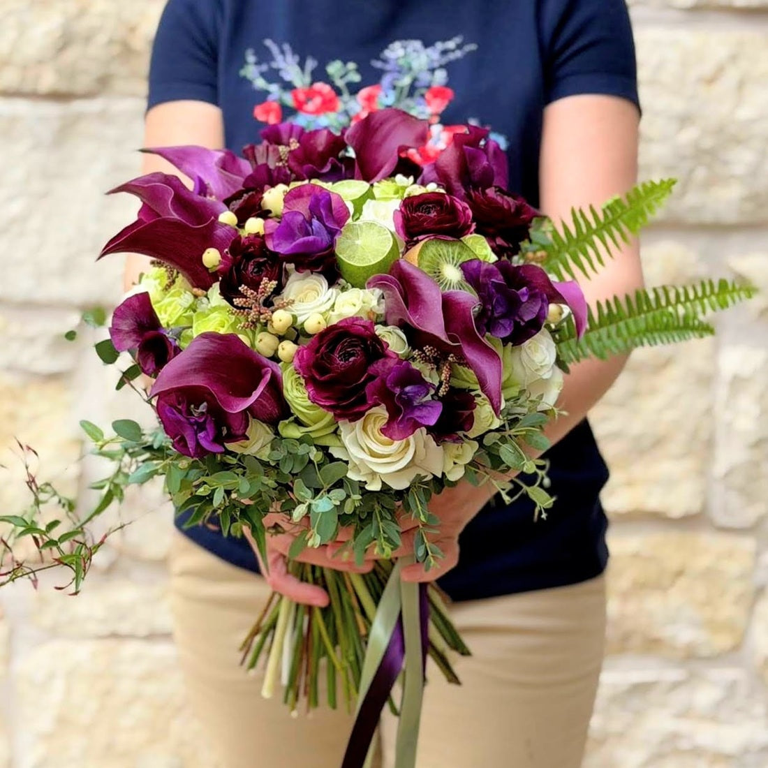 Velvet Calla Couture Bridal Bouquet