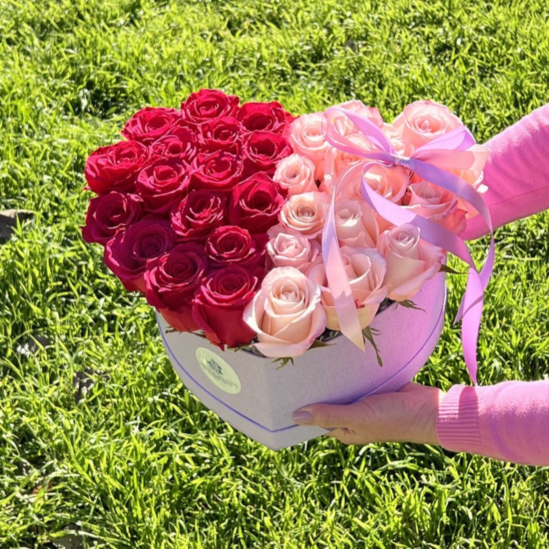 Vip Pink & Pink Heart Bouquet