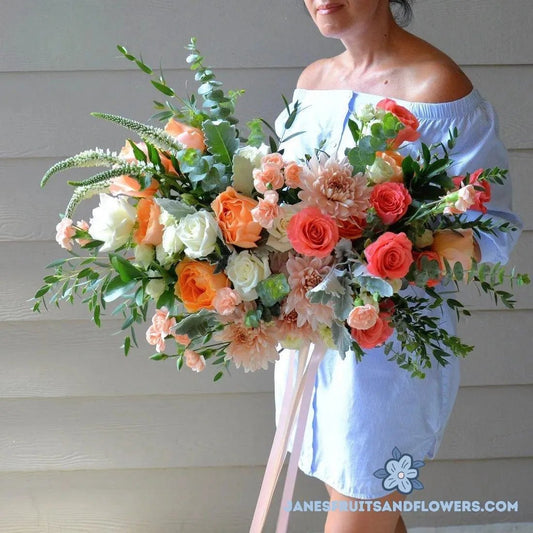 Blooming Waterfall Bouquet - Jane's Fruits and Flowers