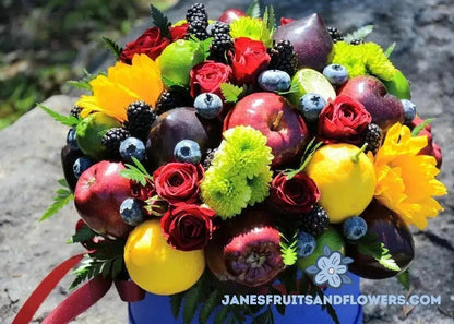 Bordeaux Bouquet - Jane's Fruits And Flowers