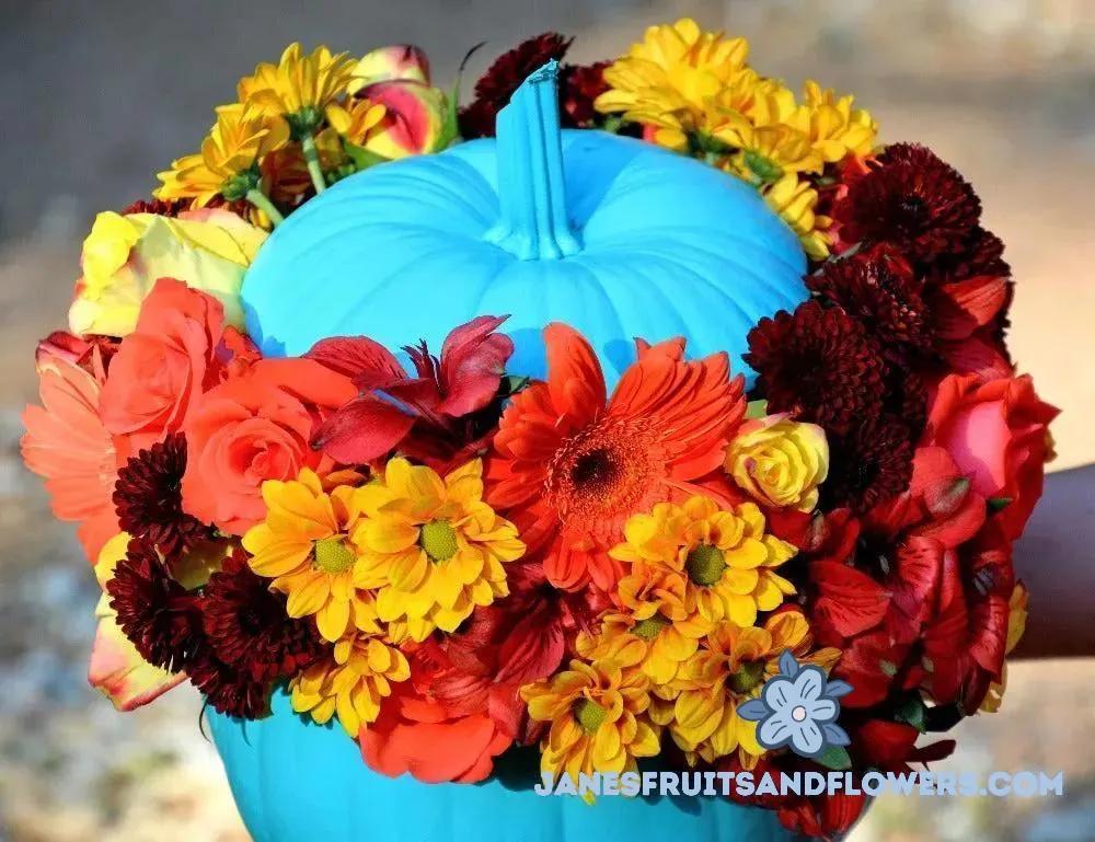 Colorful Halloween Air Pumpkin - Jane's Fruits And Flowers