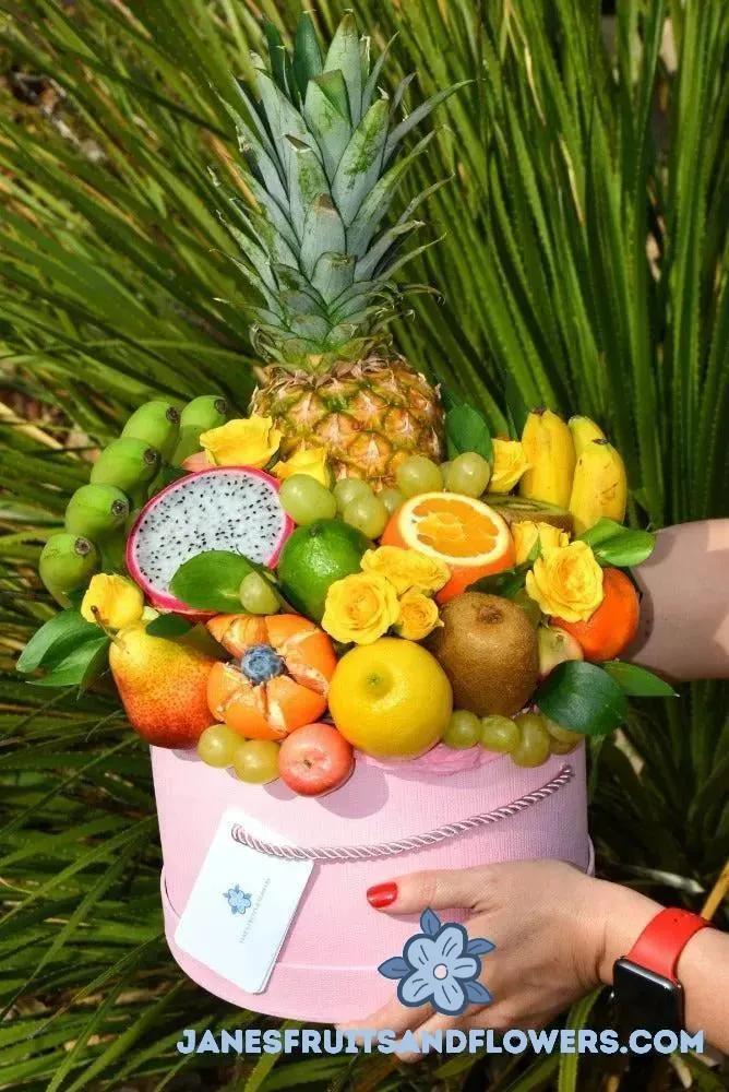 Hawaiian Holiday bouquet- Janes Fruits & Flowers