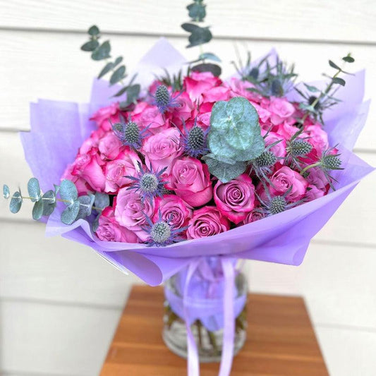 Lady Lavender Bouquet - Janes Fruits and Flowers