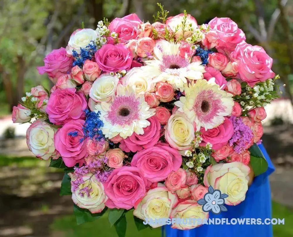 Romance Bouquet - Jane's Fruits And Flowers