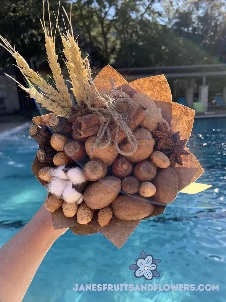 Small Nut Bouquet - Janes Fruits and Flowers