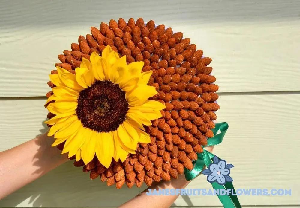 Sunflower Almonds Bouquet - Jane's Fruits And Flowers