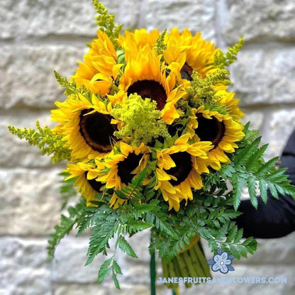 Sunflowers Bouquet - Janes Fruits and Flowers