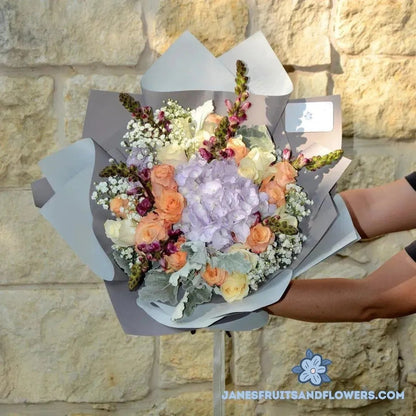 Tender Moments Bouquet - Jane's Fruits And Flowers