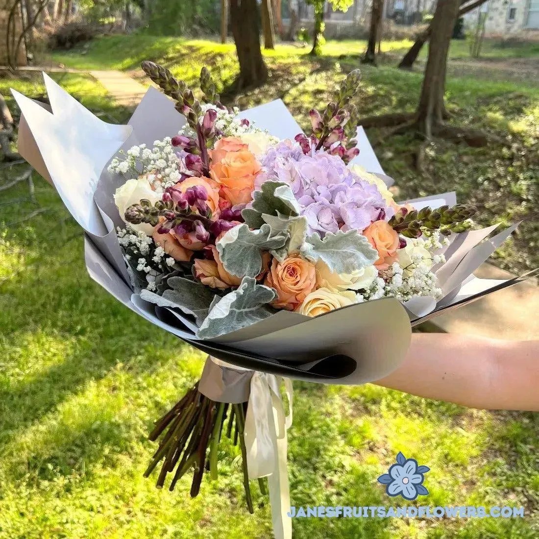 Tender Moments Bouquet - Jane's Fruits And Flowers