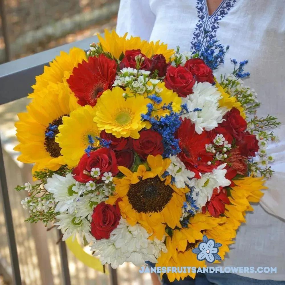 Vyshyvanka Bouquet - Jane's Fruits And Flowers